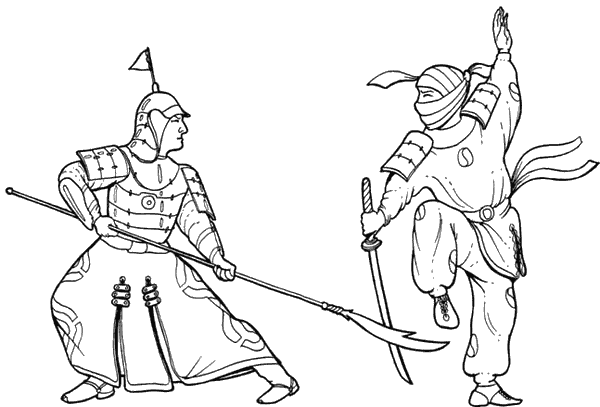 Иллюстрация к книге — Рыцарь золотого веера [Golden-Knight-fans-01.png]