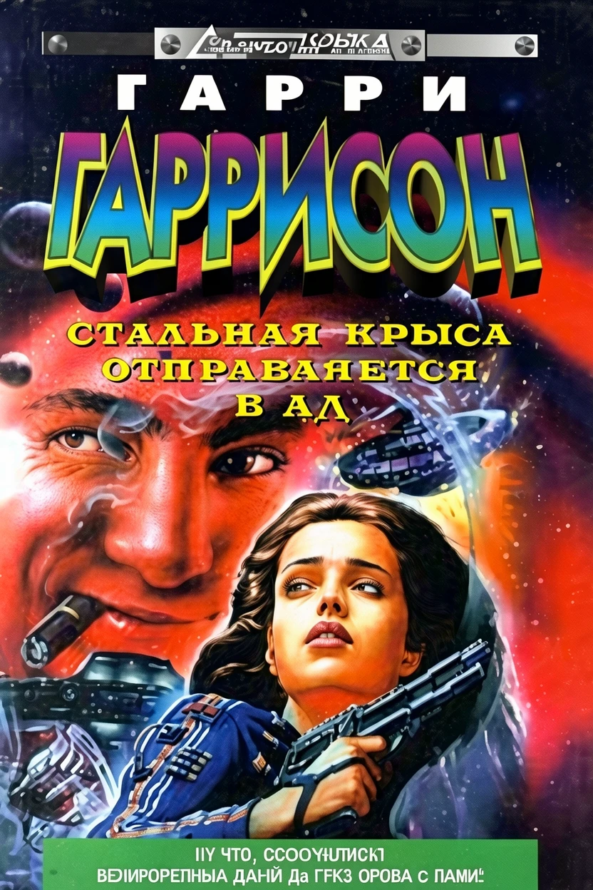Книга Стальная Крыса отправляется в ад