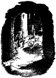 Иллюстрация к книге — Лев, Колдунья и Платяной шкаф [Lion-Witch-and-Wardrobe-23.jpg]