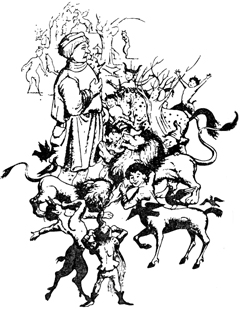 Иллюстрация к книге — Лев, Колдунья и Платяной шкаф [Lion-Witch-and-Wardrobe-35.jpg]