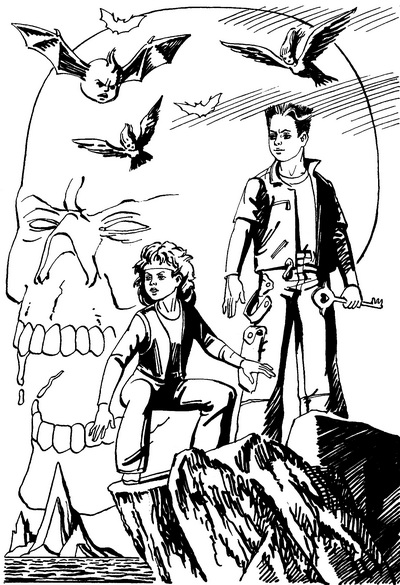 Иллюстрация к книге — Ягге и магия вуду [ = Гроб на колесиках ] [Yagge-and-voodoo-magic-001.jpg]