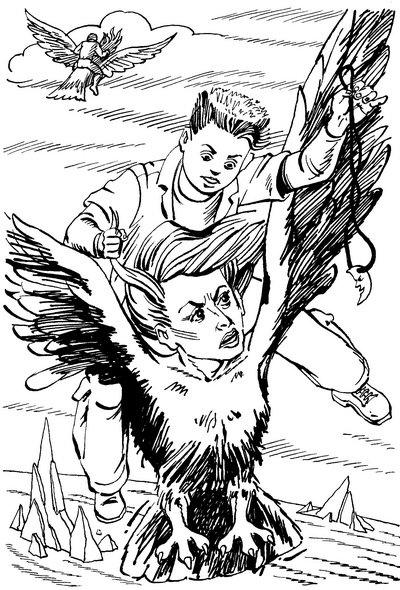 Иллюстрация к книге — Ягге и магия вуду [ = Гроб на колесиках ] [Yagge-and-voodoo-magic-012.jpg]