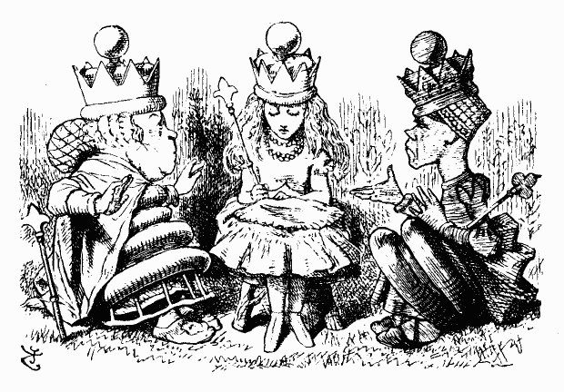 Иллюстрация к книге — Сквозь зеркало и что там увидела Алиса, или Алиса в Зазеркалье [bdtofb2im_45.png]