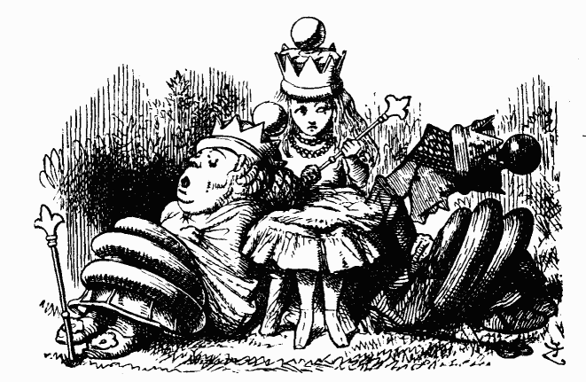 Иллюстрация к книге — Сквозь зеркало и что там увидела Алиса, или Алиса в Зазеркалье [bdtofb2im_46.png]