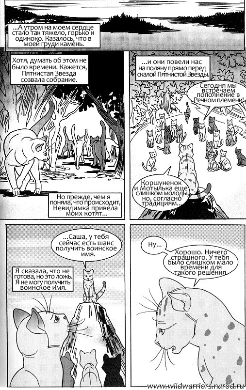 Иллюстрация к книге — Манга. Звездоцап и Саша: Возвращение в племена [67.jpg]