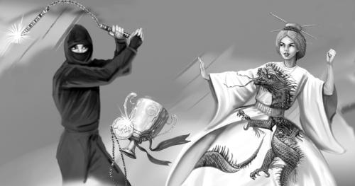 Иллюстрация к книге — Клуб диких ниндзя [spusk.jpg]