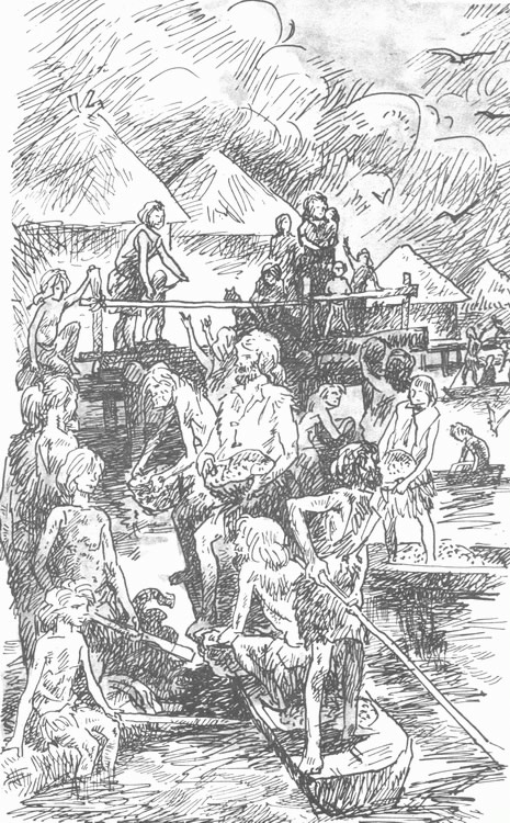 Иллюстрация к книге — Приключения доисторического мальчика [d5.jpg]