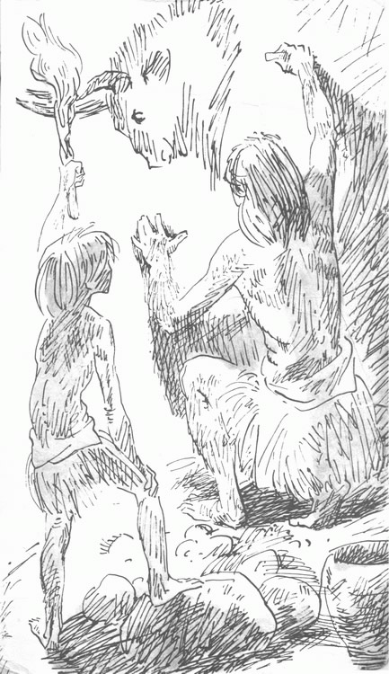 Иллюстрация к книге — Приключения доисторического мальчика [d6.jpg]