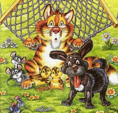 Иллюстрация к книге — Как подружились Пузик и Тузик [img_71.jpg]