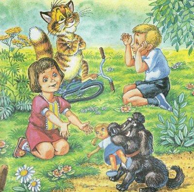 Иллюстрация к книге — Пузик и Тузик идут по следу [img_30.jpg]