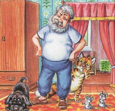 Иллюстрация к книге — Пузик и Тузик идут по следу [img_59.jpg]