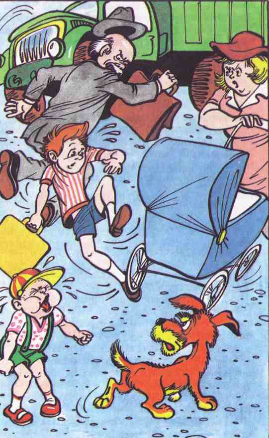 Иллюстрация к книге — Приключения жёлтого чемоданчика. На старом чердаке [i_010.jpg]