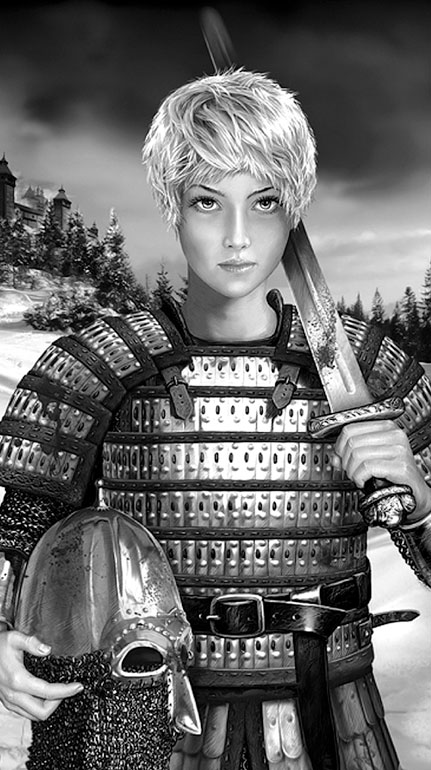 Иллюстрация к книге — Дева войны. «Злой город» [i_001.jpg]