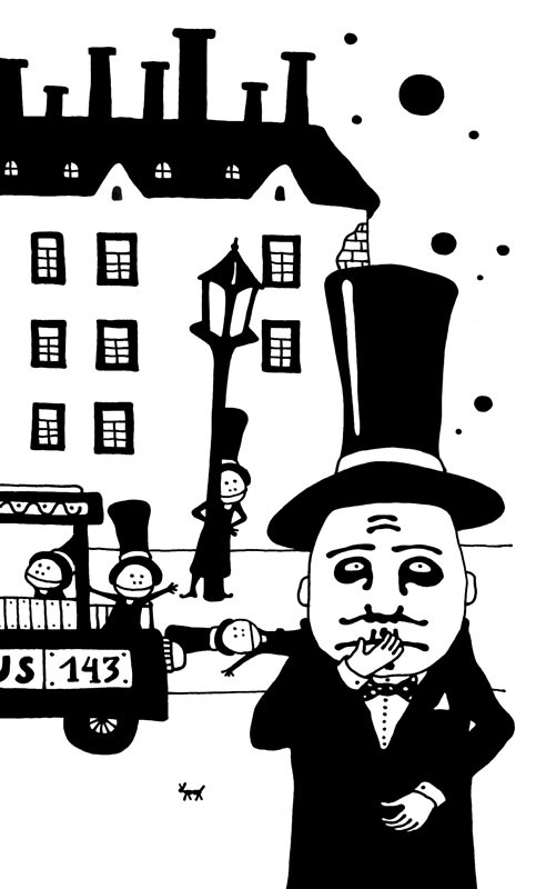 Иллюстрация к книге — Трое из Блумсбери, не считая кота и кренделя [i_014.jpg]