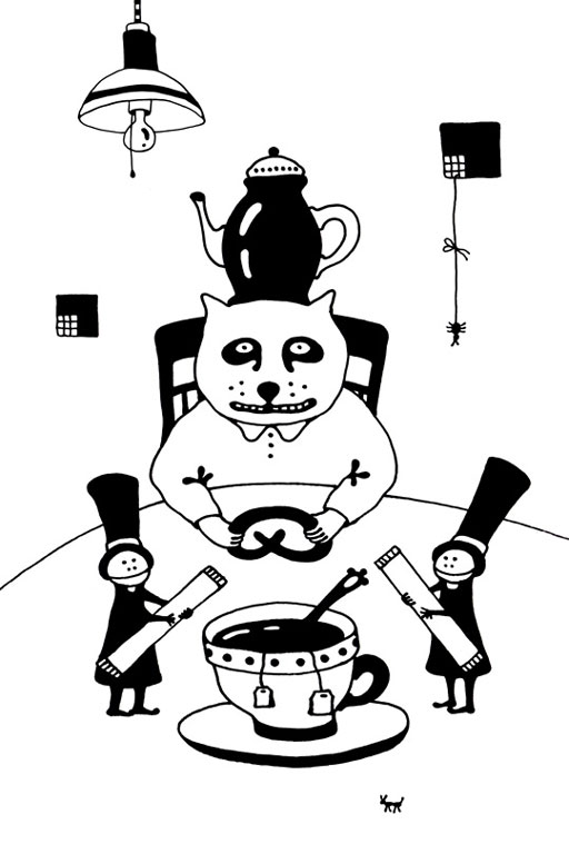 Иллюстрация к книге — Трое из Блумсбери, не считая кота и кренделя [i_018.jpg]