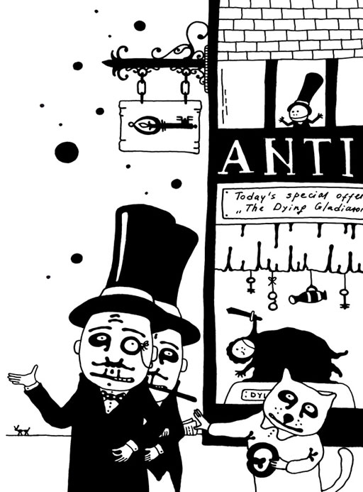 Иллюстрация к книге — Трое из Блумсбери, не считая кота и кренделя [i_031.jpg]