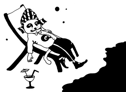 Иллюстрация к книге — Трое из Блумсбери, не считая кота и кренделя [i_046.jpg]