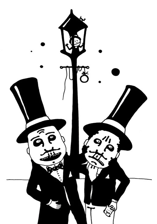 Иллюстрация к книге — Трое из Блумсбери, не считая кота и кренделя [i_049.jpg]