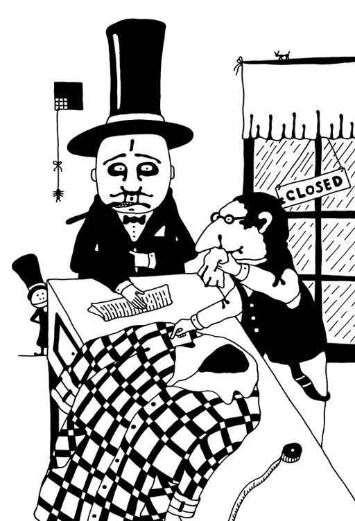 Иллюстрация к книге — Трое из Блумсбери, не считая кота и кренделя [i_055.jpg]