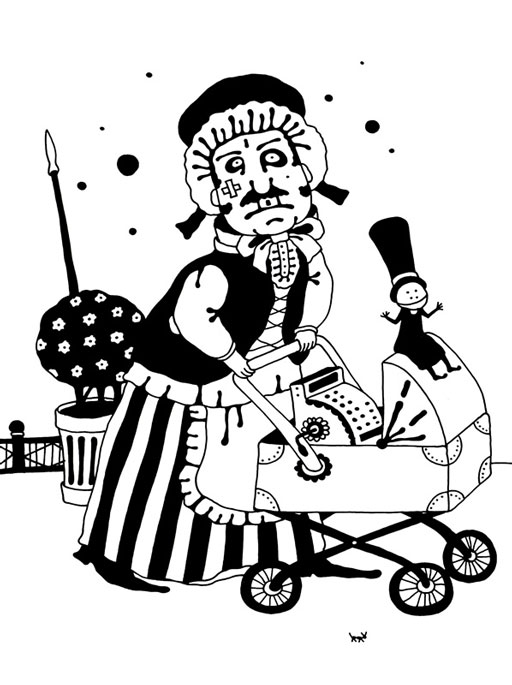 Иллюстрация к книге — Трое из Блумсбери, не считая кота и кренделя [i_056.jpg]