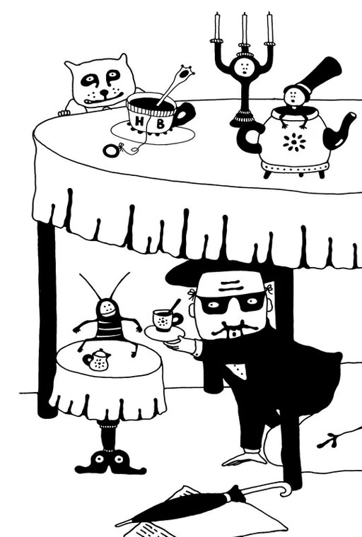 Иллюстрация к книге — Трое из Блумсбери, не считая кота и кренделя [i_060.jpg]