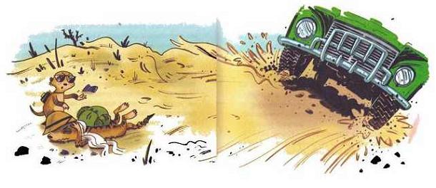 Иллюстрация к книге — Сурикаты-сумасброды. Невероятно смешные приключения в пустыне [i_053.jpg]