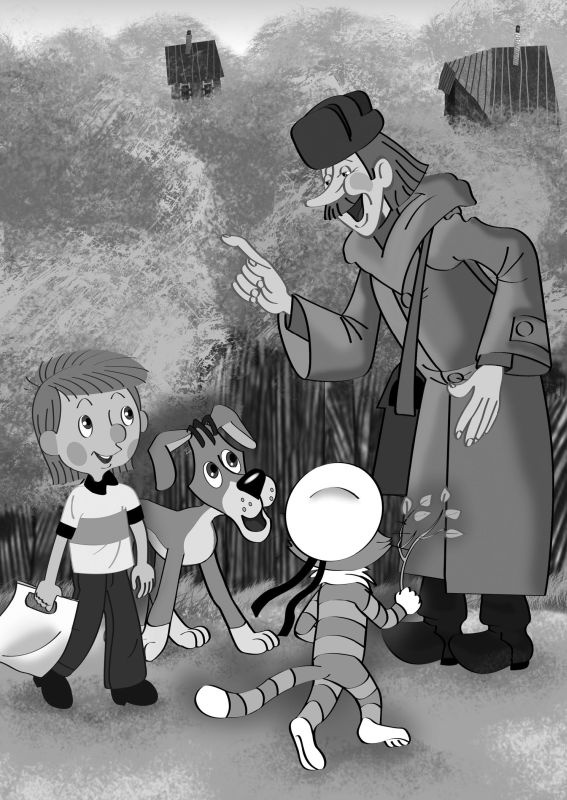 Иллюстрация к книге — Самые новые истории о Простоквашино [i_009.jpg]