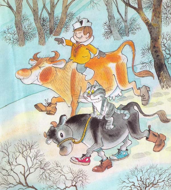 Иллюстрация к книге — Тетя дяди Федора, или Побег из Простоквашино [i_033.jpg]