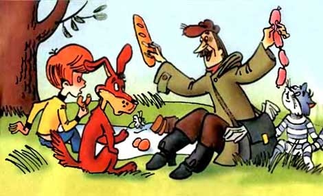 Иллюстрация к книге — Дядя Федор идет в школу, или Нэнси из Интернета в Простоквашино [i_003.jpg]