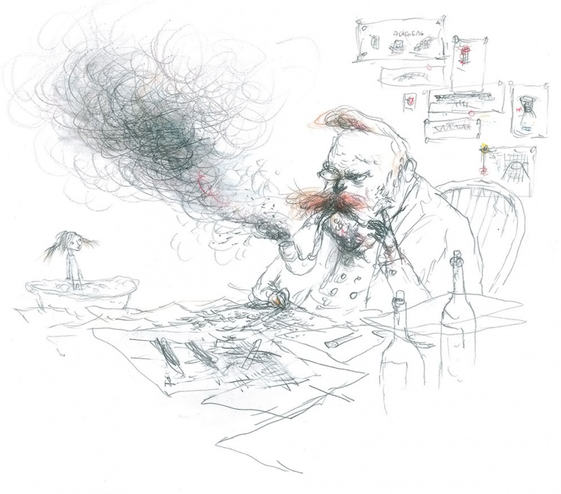 Иллюстрация к книге — Доктор Проктор и его машина времени [i_038.jpg]