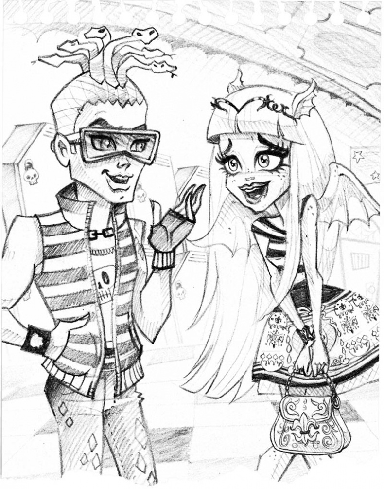 Иллюстрация к книге — Monster High. Лучшие подруги [i_011.jpg]