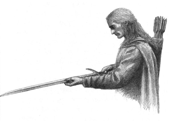 Иллюстрация к книге — Дети Хурина [alan_lee_thechildrenofhurin_bw_07_lite.jpg]