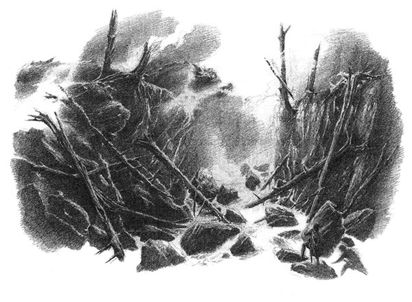 Иллюстрация к книге — Дети Хурина [alan_lee_thechildrenofhurin_bw_23_lite.jpg]