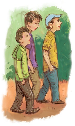 Иллюстрация к книге — Знаменитый сыщик Калле Блюмквист играет [i_028.jpg]