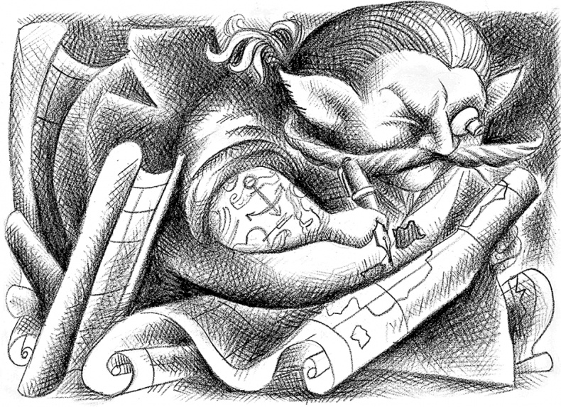 Иллюстрация к книге — Девочка, которая объехала волшебную страну на самодельном корабле [i_015.jpg]