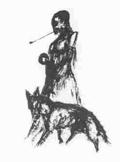 Иллюстрация к книге — Благоприятные приметы для охоты на какомицли [image8.jpg]