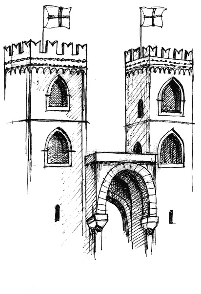 Иллюстрация к книге — У самого синего моря. Итальянский дневник [porta_soprana.jpg]