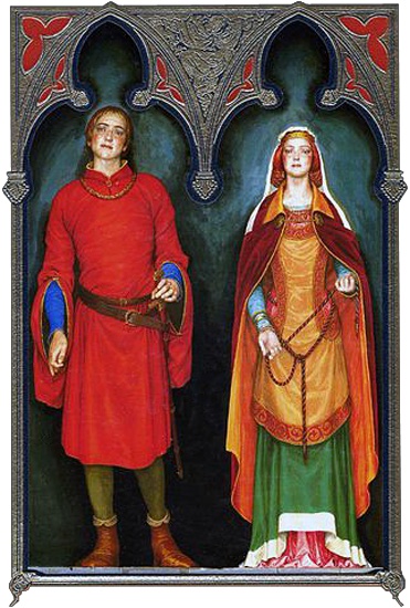 Иллюстрация к книге — Роман о Тристане и Изольде [i_001.jpg]