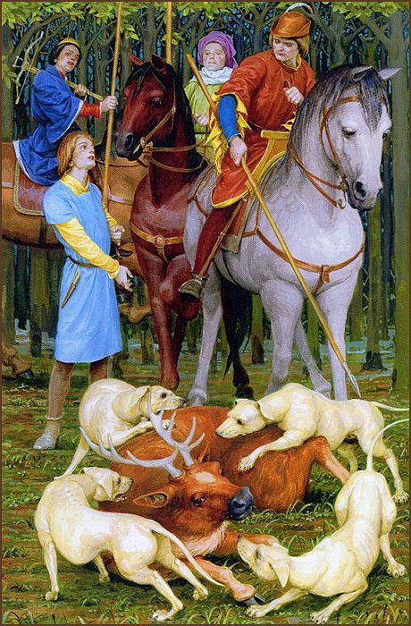 Иллюстрация к книге — Роман о Тристане и Изольде [i_003.jpg]