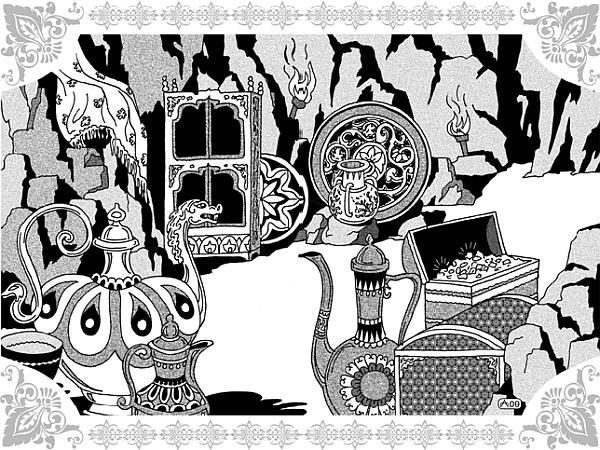 Иллюстрация к книге — Али-Баба и сорок разбойниц [_13.jpg]