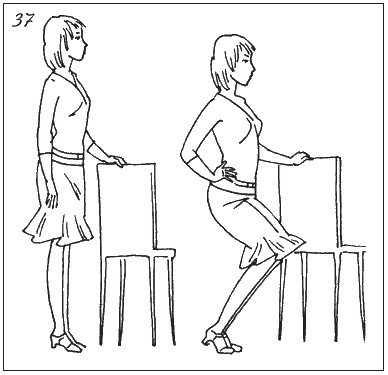 Иллюстрация к книге — Невидимая гимнастика для тех, кто следит за своей фигурой. Гимнастика в офисе, лифте, на пляже, по дороге на работу [i_043.jpg]