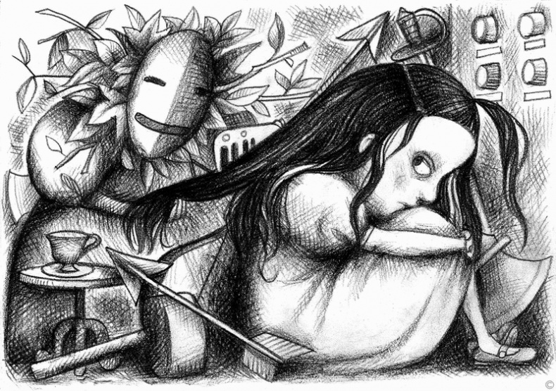 Иллюстрация к книге — Девочка, которая провалилась в Волшебное Подземелье и утащила с собой Развеселье [i_005.jpg]