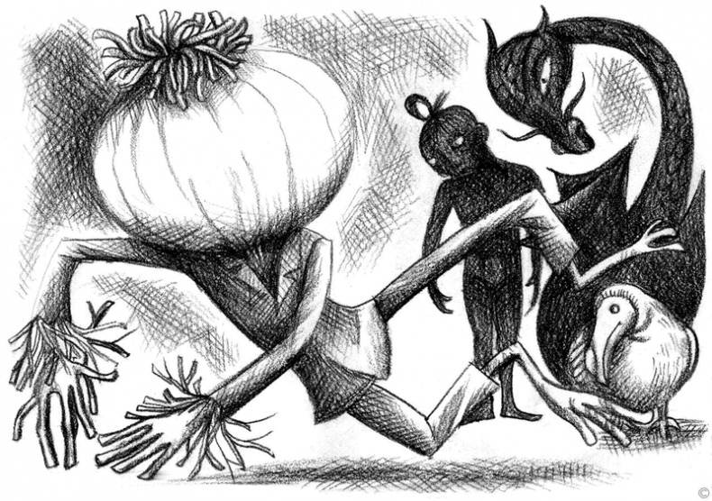 Иллюстрация к книге — Девочка, которая провалилась в Волшебное Подземелье и утащила с собой Развеселье [i_013.jpg]