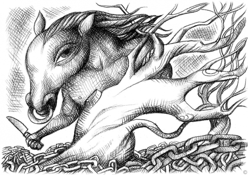 Иллюстрация к книге — Девочка, которая провалилась в Волшебное Подземелье и утащила с собой Развеселье [i_014.jpg]