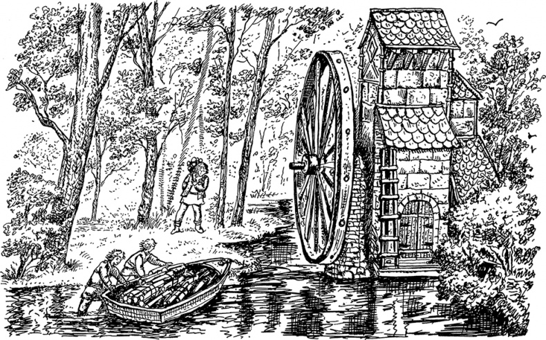 Иллюстрация к книге — Квартет Дейлмарка. Книга 3. Вниз по великой реке [i_003.jpg]