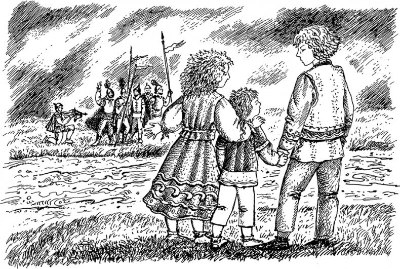 Иллюстрация к книге — Квартет Дейлмарка. Книга 3. Вниз по великой реке [i_016.jpg]