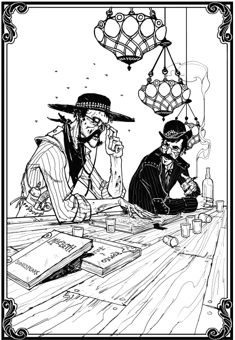 Иллюстрация к книге — Пистолет для мертвеца [docandringo.jpg]