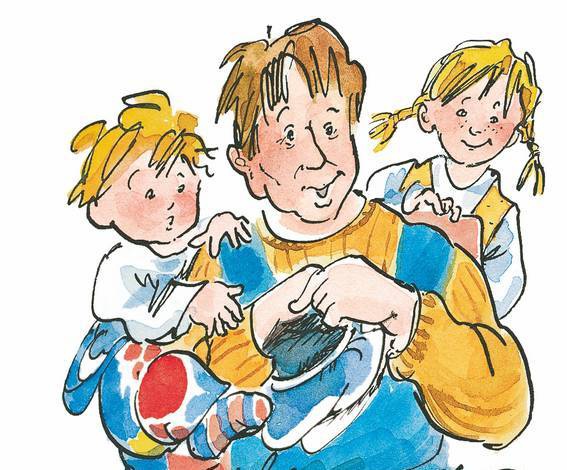 Иллюстрация к книге — Папа, мама, бабушка, восемь детей и грузовик [i_002.jpg]