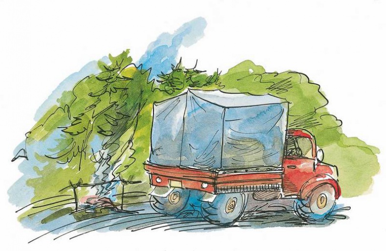 Иллюстрация к книге — Папа, мама, бабушка, восемь детей и грузовик [i_035.jpg]