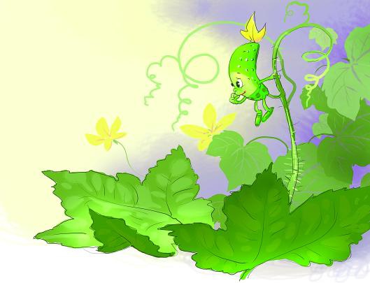 Иллюстрация к книге — Про Огуречика и Помидорика [_003.jpg]